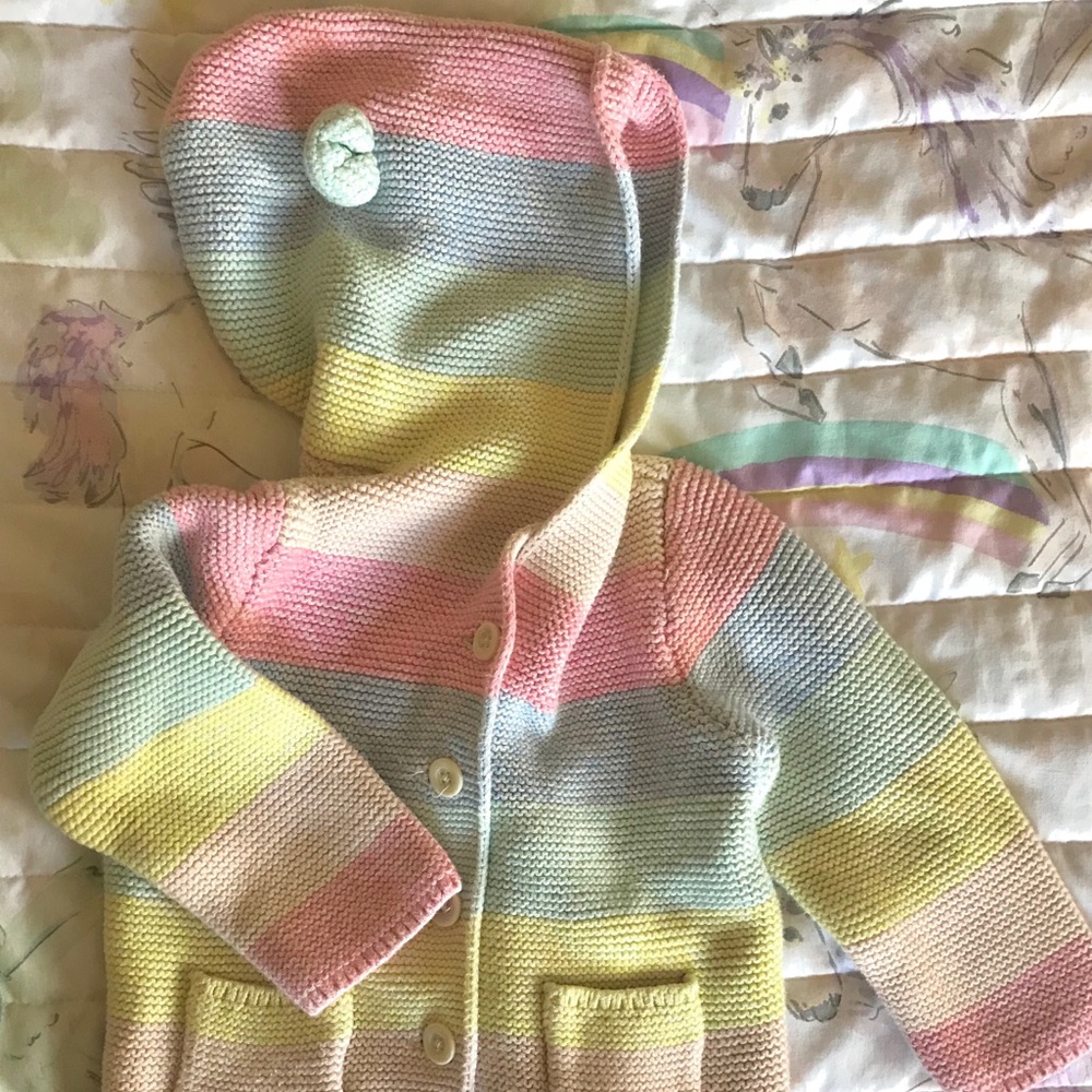 Baby Gap Brannan Bear Ears Cardigan